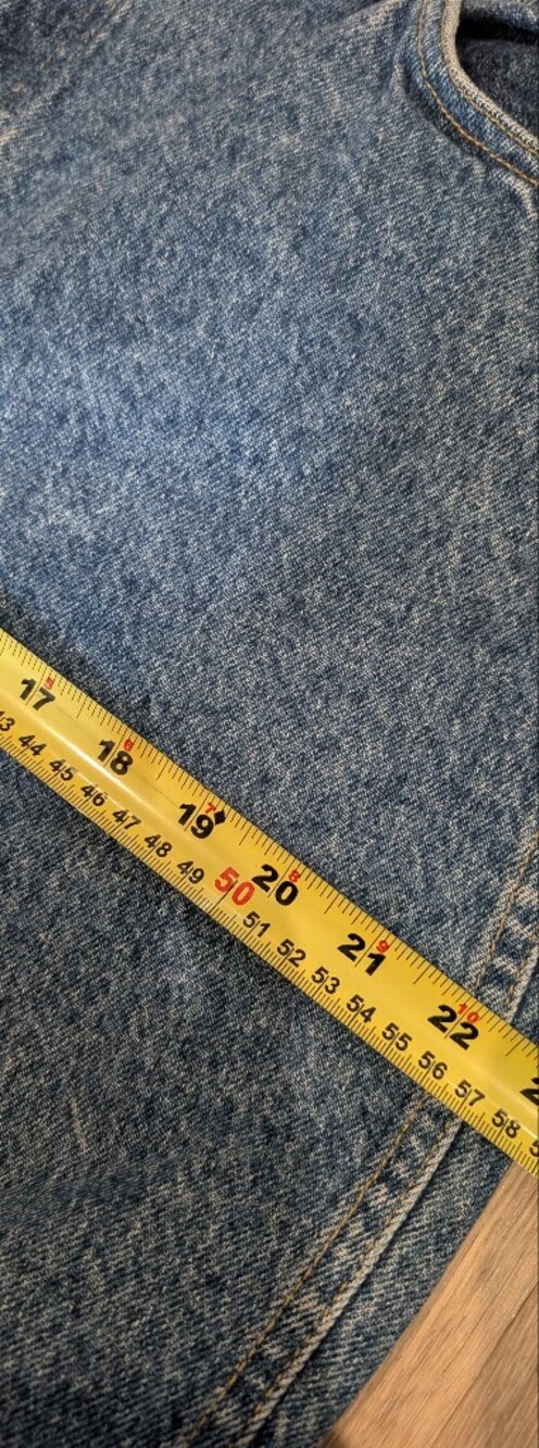 Lee High Rise Blue Cotton Mom Jeans Vintage - Picture 6 of 9